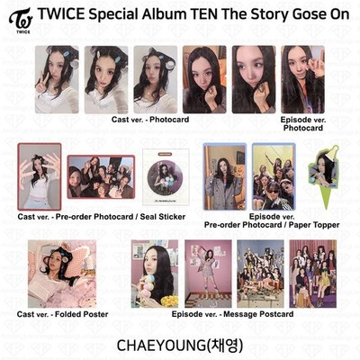 TWICE　チェヨン　TEN The Story Gose On　US　トレカ TWICE TEN : The Story Goes On Cast / Episode ver. Official