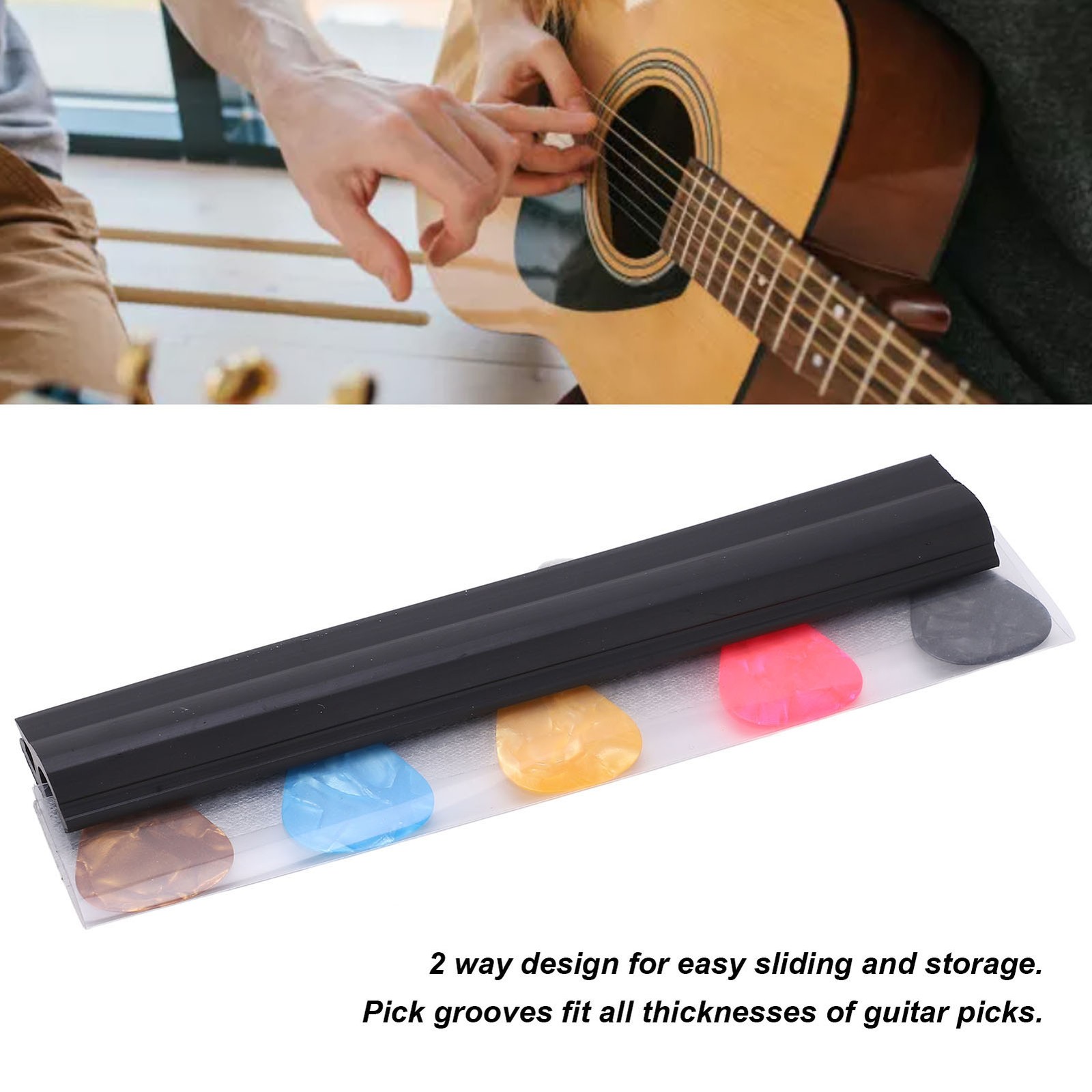 Microphone Stand Guitar Pick Holder With Smart Design For Easy Storage.