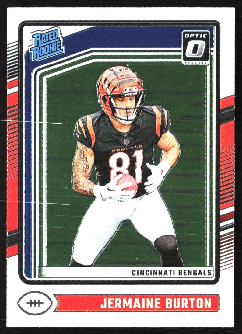 2024 Donruss Optic Jermaine Burton Rookie #251 SB6-2
