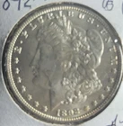 1892-O Morgan Silver Dollar Uncirculated AU/BU