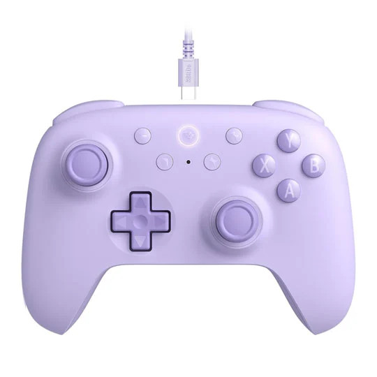 8BitDo Ultimate 2C Controller, Purple, PC/Android, Wired, Hall Effect Joysticks - Image 2