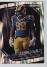 2025 Panini Prizm Black Skewed Prizm /249 Aaron Donald #78 4d5