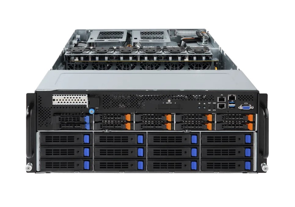 New Gigabyte 4U Server 2xPlatinum 8180 56-Core 2.5GHz 512GB RAM 2x V100 16GB GPU