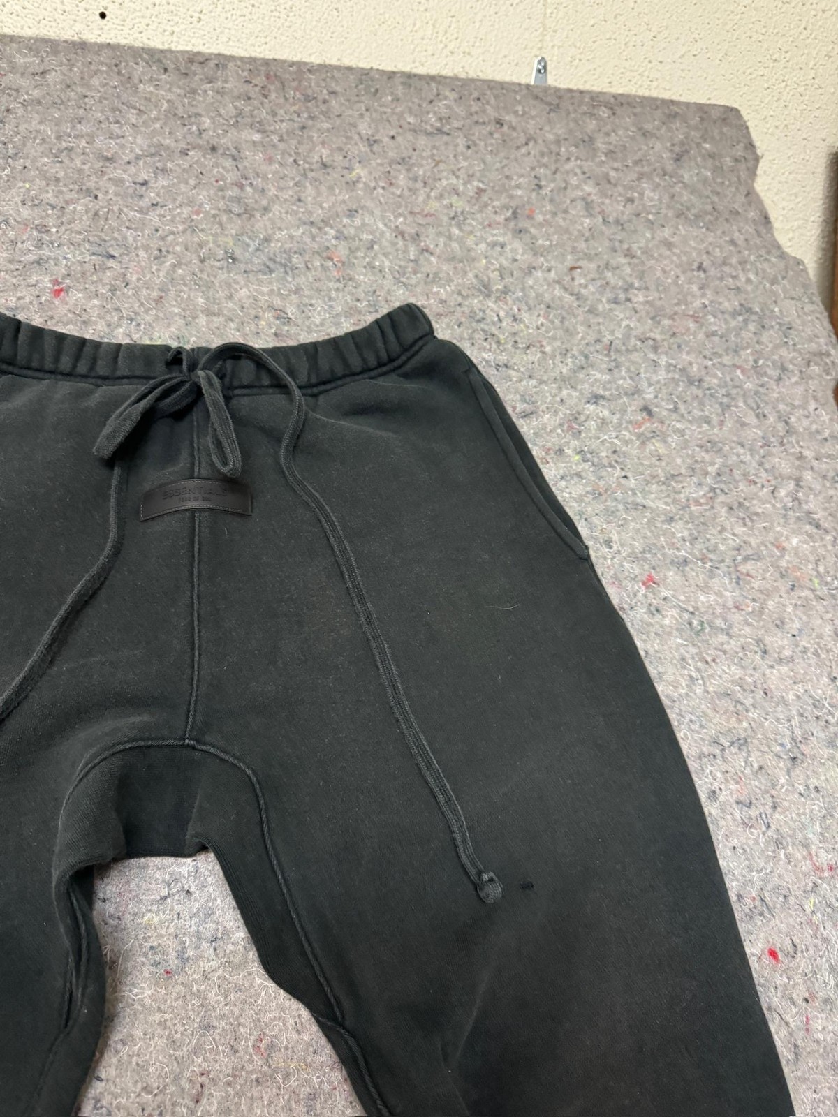 Essentials Fear Of God Sweatpants Mens XS Black Fleece Joggers Elastic Waist thumbnail 12