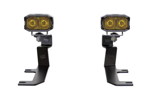 Morimoto 2Banger NCS Combo Yellow A-Pillar Lights For 2020+ GMC Sierra 2500/3500 - Picture 2 of 8