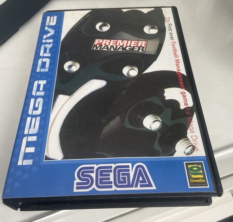 Premier Manager for Sega Mega Drive 1995 BOX ONLY inc manual