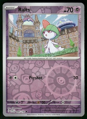 2023 Lightly Played Pokemon Ralts 084/198 Scarlet & Violet
