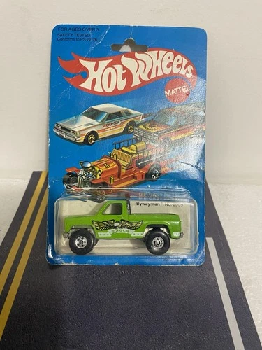 Hot Wheels 1981 Bywayman Green Hong Kong 2509 Vintage Mattel On Card Read!