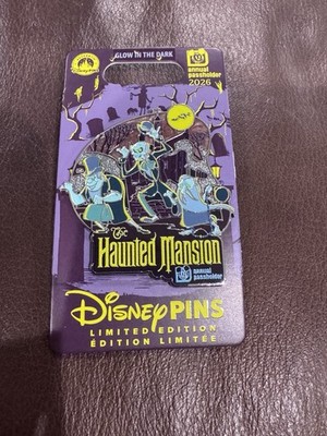 2026 Disney Haunted Mansion Hitchhiking Ghosts Annual Passholder pin LE 2000 