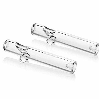 #ad GRAV® TWO 2 PACK OF CLEAR MINI 5.25”STEAMROLLERS WITH FEET And ASH CATCHER $31.99