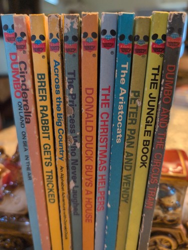Walt Disney Classic Childrens Books.Lot Of 11.No Writing Or Damage On Any Pages.