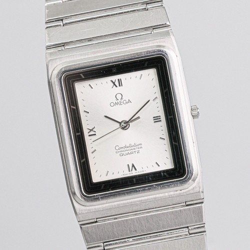 Vintage 1982 OMEGA Constellation Chronometer Cal.1418 Quartz Silver Roman Unisex - Picture 3 of 17
