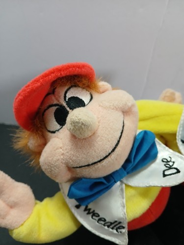 Peluche Alice nel Paese delle Meraviglie Tweedle Dee & Tweedle Dum Bean Bag Disney Store - Etichette - Foto 5 di 8