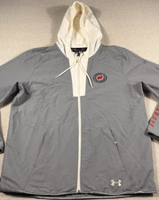 Under Armour STORM Coldgear Loose Fit Full Zip Athletic Canvas Jacket Adult L