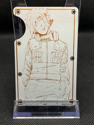 Minato Uzumaki Naruto Shippuden Metal Minimalist Wallet Card Case