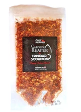 Carolina Reaper & Trinidad Scorpion Pepper Flakes | 1,000,000+ SHU |Free Ship