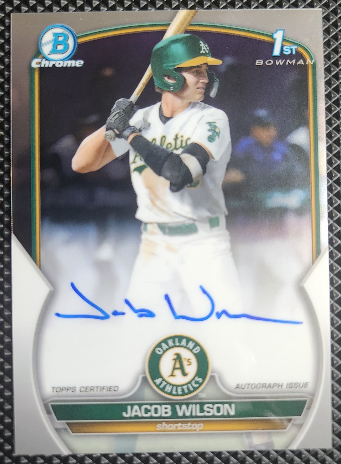 2023 Bowman Draft - Chrome Prospect Autographs Jacob Wilson #CDA-JWI (AU, RC)