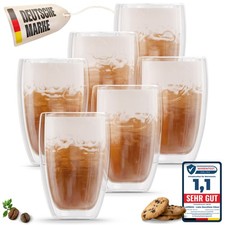 LAPRESO  Latte Macchiato Gläser 6x 450 ml do...