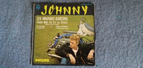 JOHNNY HALLYDAY, EP 45T Vinyl Die bösen Jungs