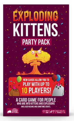 Exploding Kittens Party Pack - 2-10 Players - Ages 7+ - 15 Minutes to Play - Ide