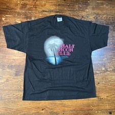 Vintage Half Moon Club Jamaica Palm Tree T-shirt 2XL 90s USA Made Resort Bar