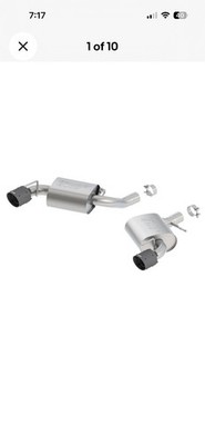 Borla S-Type Axle-Back Exhaust System for Chevrolet Camaro 2016-2024   No NPP