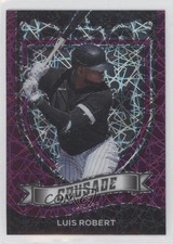 2021 Panini Chronicles Crusade Purple Velocity Prizm Luis Robert #21 12a4
