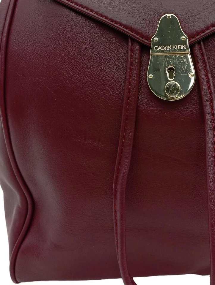 CALVIN KLEIN Sac à dos Petit Dames Sac à dos rouge style décontracté - Photo 3/4
