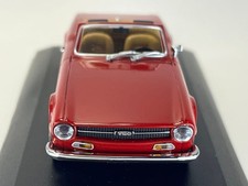 Minichamps 1/43 Triumph TR6 Red Diecast Model Rare Vintage 2000s