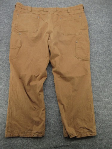 Pantalones de manguera contra incendios Duluth Trading Flex para hombre 48x30 marrón ropa de trabajo utilitario carpintero - Imagen 7 de 18