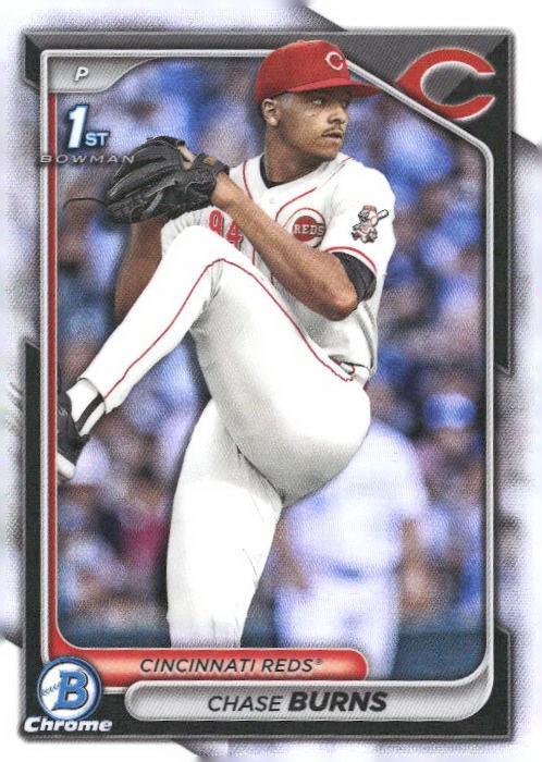 2024 Bowman Draft #BDC-55 Chase Burns Chrome Refractor