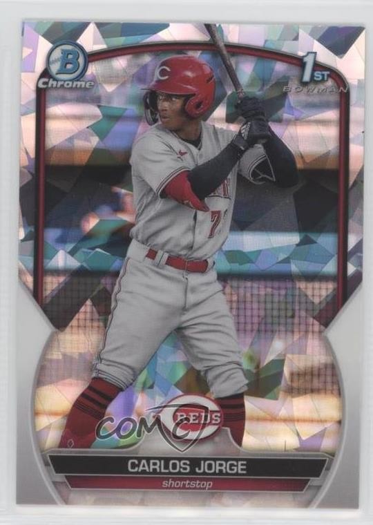 2023 Bowman Chrome Prospects Atomic Refractor Carlos Jorge #BCP-120 u8v