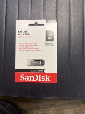 SanDisk Ultra Flair CZ73 32GB USB 3.0 Metal Casing Read Speed Up To 150MB/s NEW