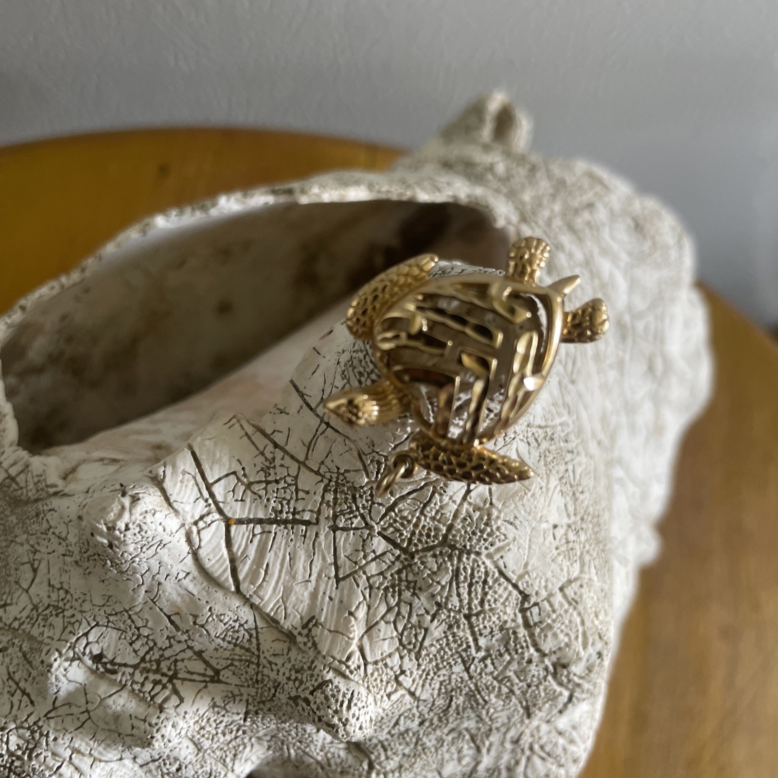 SOLID  14K SOLID YELLOW GOLD DIAMOND CUT HAWAIIAN… - image 4