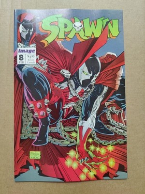 SPAWN #8 (Image Comics 1993) Todd McFarlane Spider-Man Homage VF/NM Nice!