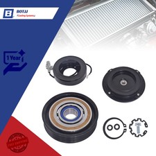 A/C Compressor Clutch Kit Pulley Coil Fit For Dodge Ram 1500 2003-2008 10S17E