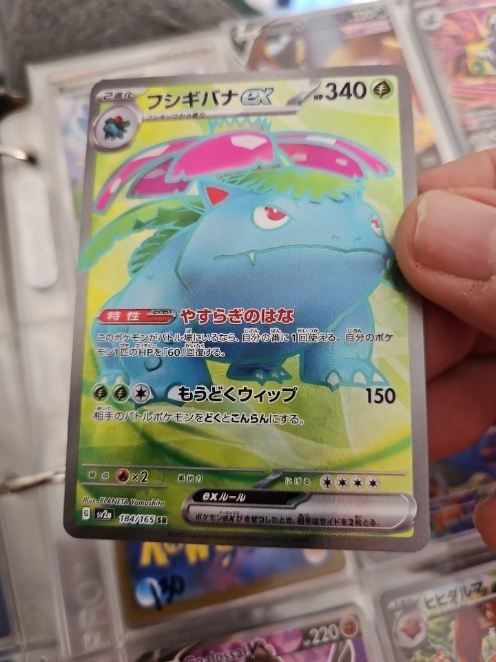 Venusaur ex 184/165 Sv2a: Pokemon Card 151 Holo (Japanese) P135