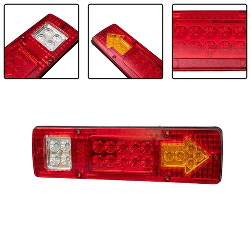 12V PC LED Rear Tail Light Brake Turn Signal Reverse Lamp Fit Car Trailer Truck - Picture 3 of 12
