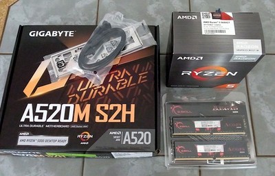 TOP Aufrüstbundle AMD Ryzen5 5600GT GA 520M S2H 16GB DDR4 3200MHz neu ungeöffnet