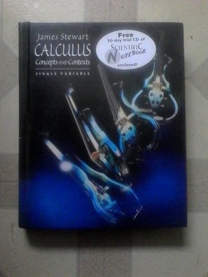 Calculus: Concepts and Contexts, Single Variable - hardcover Stewart, James