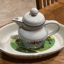 Villeroy & Boch Coffee Pot, Casserole Dish Design Naif- 2 Pcs Set