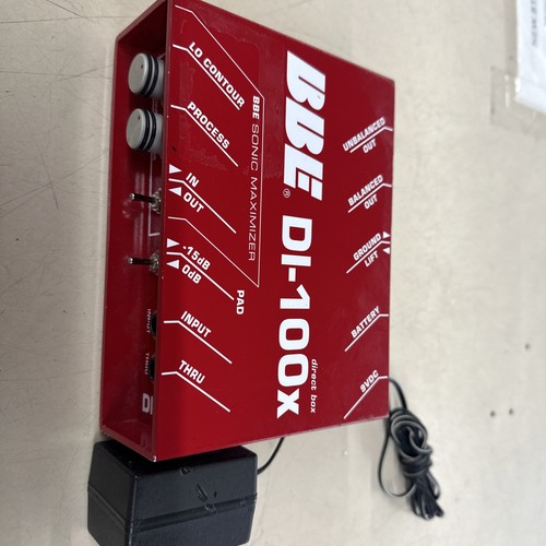 BBE DI-100x Direct Box With Sonic Maximizer Includes Power Adapter Look Nice - Picture 1 of 8