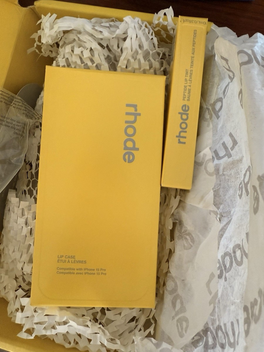 Rhode Case 15 iPhone Pro Lip Yellow Case | eBay