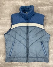 vintage 80s PACIFIC TRAIL SPORTSWEAR VEST MENS L PUFFER SKI NYLON COLOR BLOCK