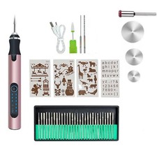 USB Engraving Pen with 20 bits, Electric Engraver Machine Cordless Engraving ...