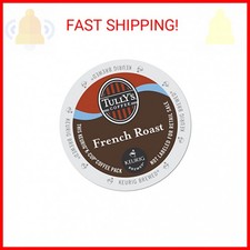 Tully's Coffee French Roast, Single-Serve Keurig K-Cup Pods, Dark Roast Coffee,