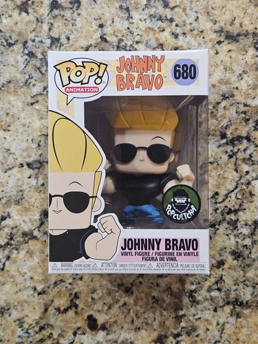 💪 Funko Pop! Johnny Bravo #680 – Popcultcha Exclusive Sticker
