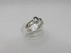 Vintage sterling silver & topaz ring