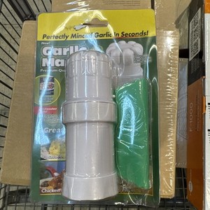 Garlic Master Premium Quality Garlic Cutter STAINLESS NIB