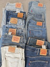 10 Vintage Levi's Jeans Wholesale Bundle | Premium Mixed Styles | Grade A Resell